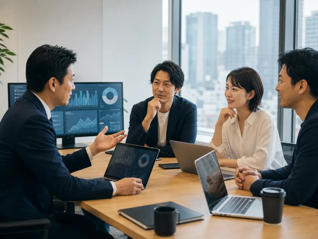 ITサービス企業のM&A検討を行うチームとアドバイザー
